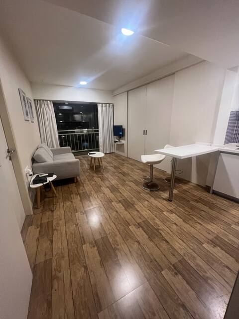 Centrally located studio  aptmt with self check in
