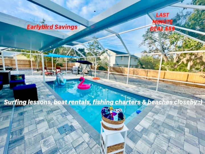Heated Pool Home | ~1 Mile To Beach | Family Stay - Indian Shores, FL