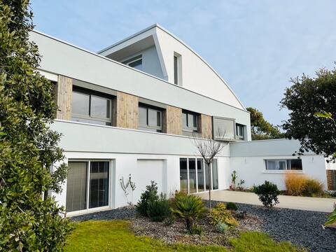 Villa moderne, rooftop vue mer, Port-Bourgenay
