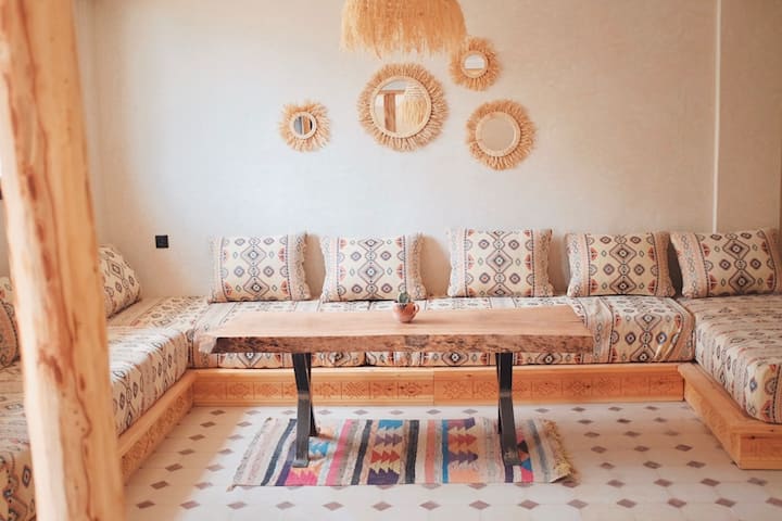 Cozy Surf House For Retreats In Tamraght - Taghazout