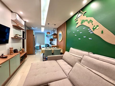 Flat Tapajós Alter 2 bedrooms, kitchen, 24h doorma