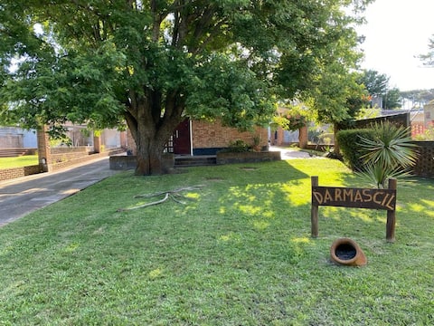House with a heated pool