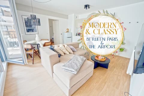 Parking - 2 bedrooms - 13mn from the airport