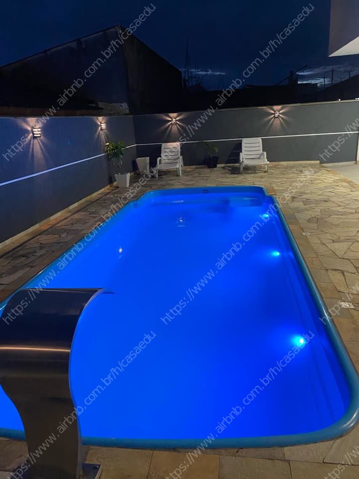 Casa Com Piscina 7x3  300 M Da Praia  Wi-fi + Ar - Guaratuba