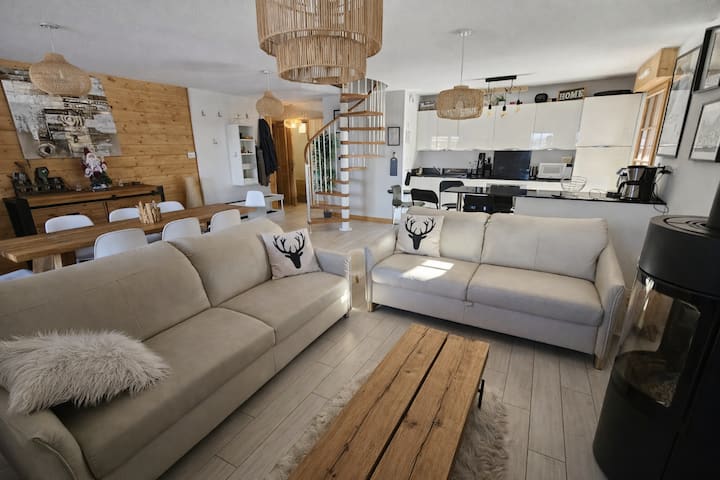 Grand Appartement Duplex 12 Personnes Pied Piste - Les Deux Alpes
