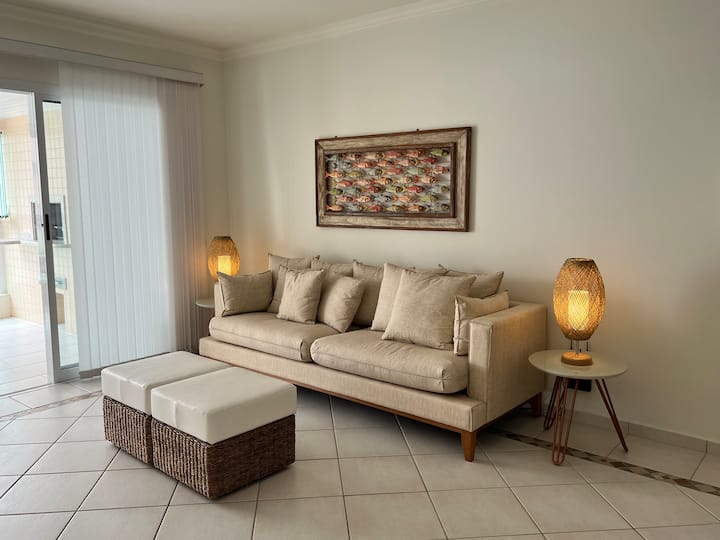 Pé Na Areia Com Vista Mar! - Bertioga