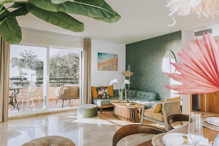 Penthouse Aan Het Strand Met Zeezicht - 馬貝拉