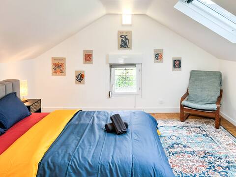 Peaceful 2p 100m from the town hall / Close to Paris