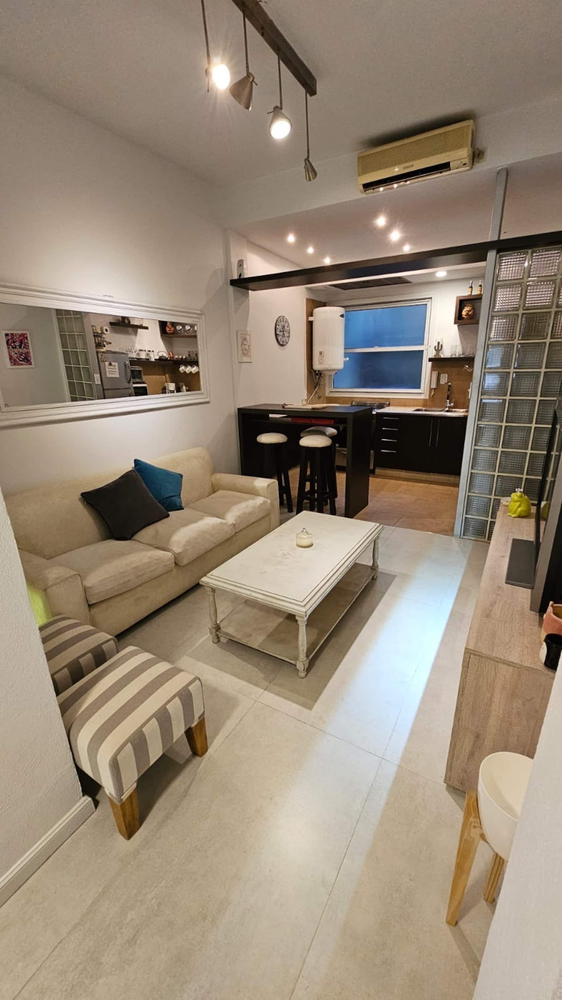 Apartamento de dois ambientes em Palermo