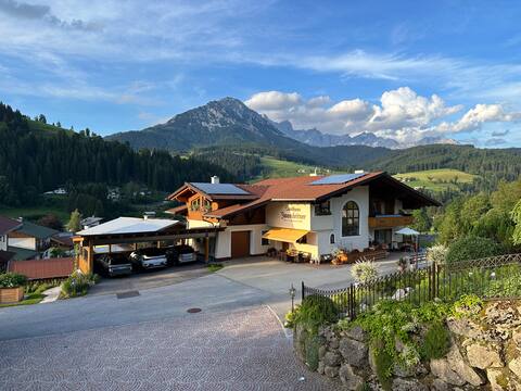 Double bed room right in the village