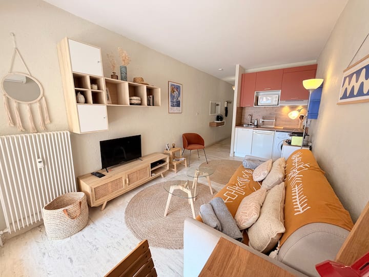 Studio Cosy/terrasse/aperçu Mer/piscine - Niza