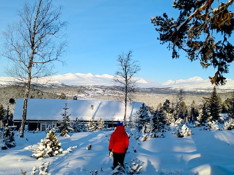 Easter vacation with panoramic views of Rondane