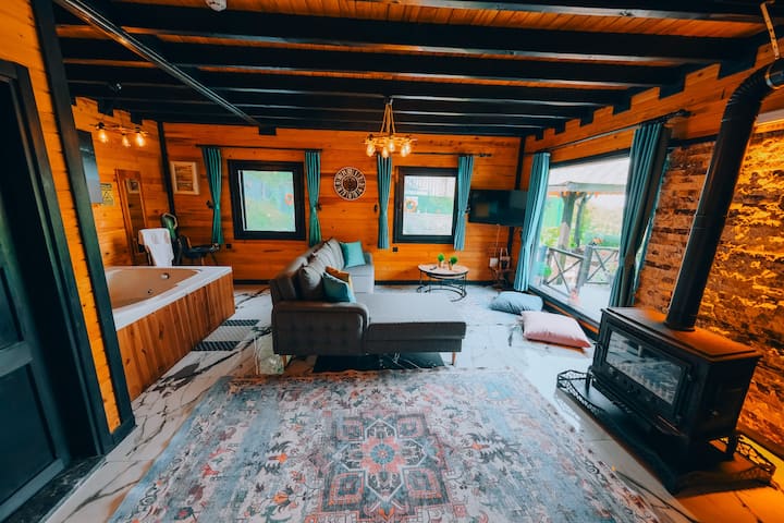 Müstakil, Sıcak Havuzlu Bungalov - Turquia