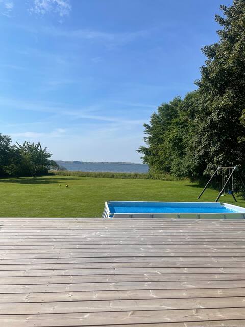Architect-designed house on the water's edge