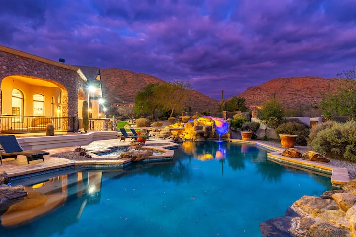 Scottsdale Diamond Mtn Oasis+Waterslide+Pickleball - Houses for