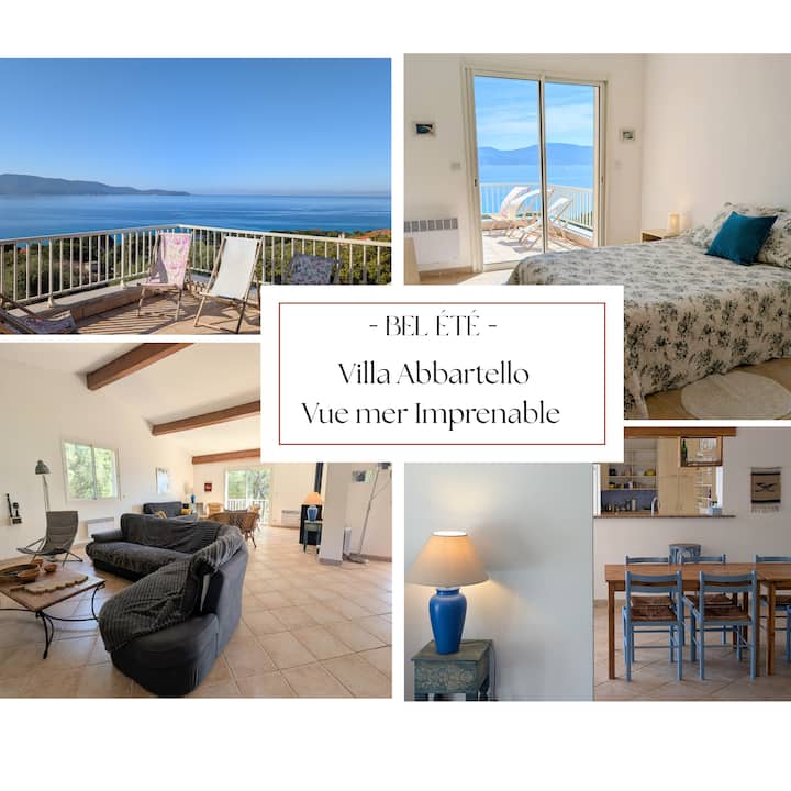 Plage à 350m Villa 7chambres  12 Lits 4 Sb 14+pers - Córsega
