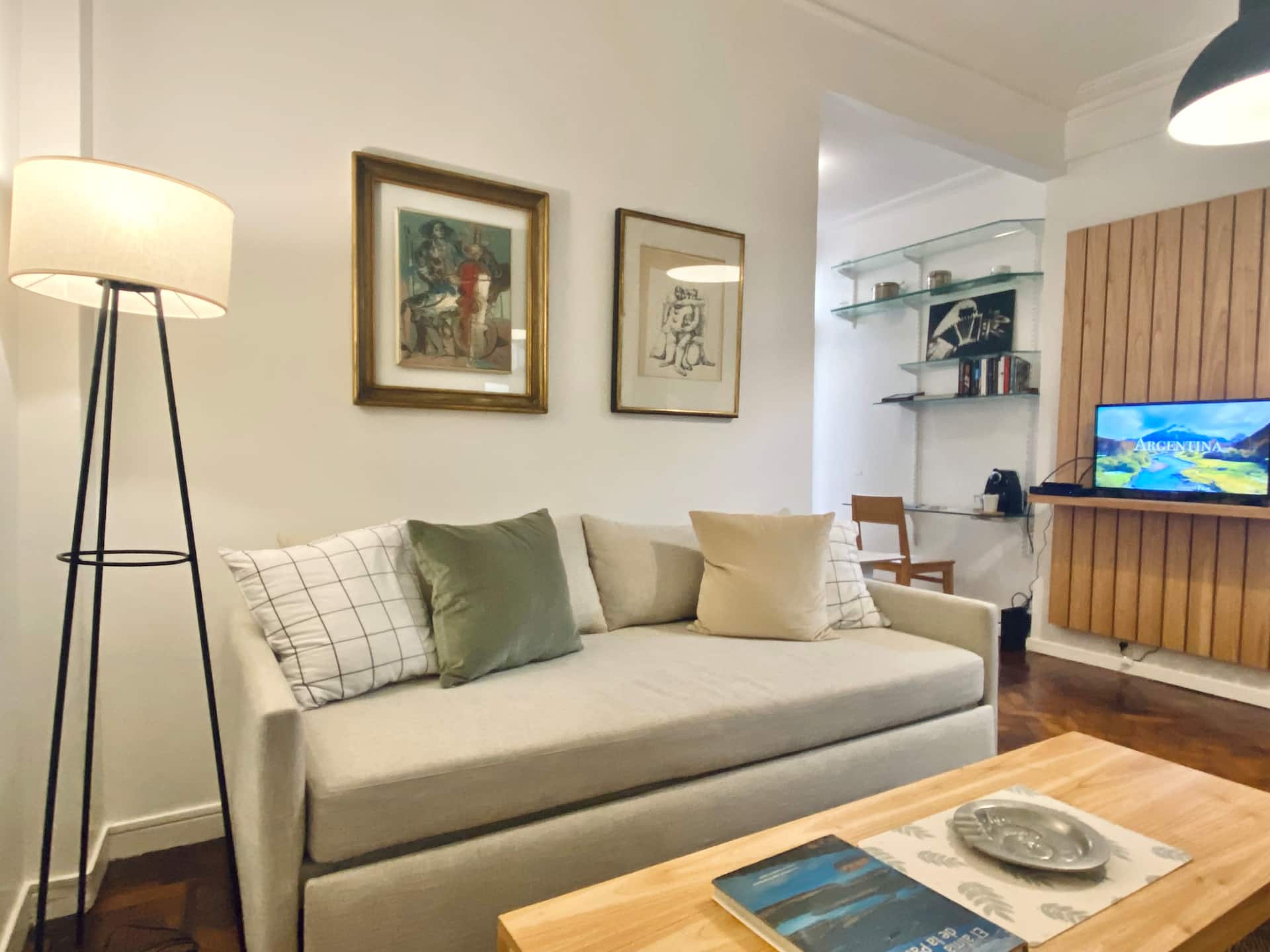 Apartamento de 1 dormitorio con patio en Recoleta
