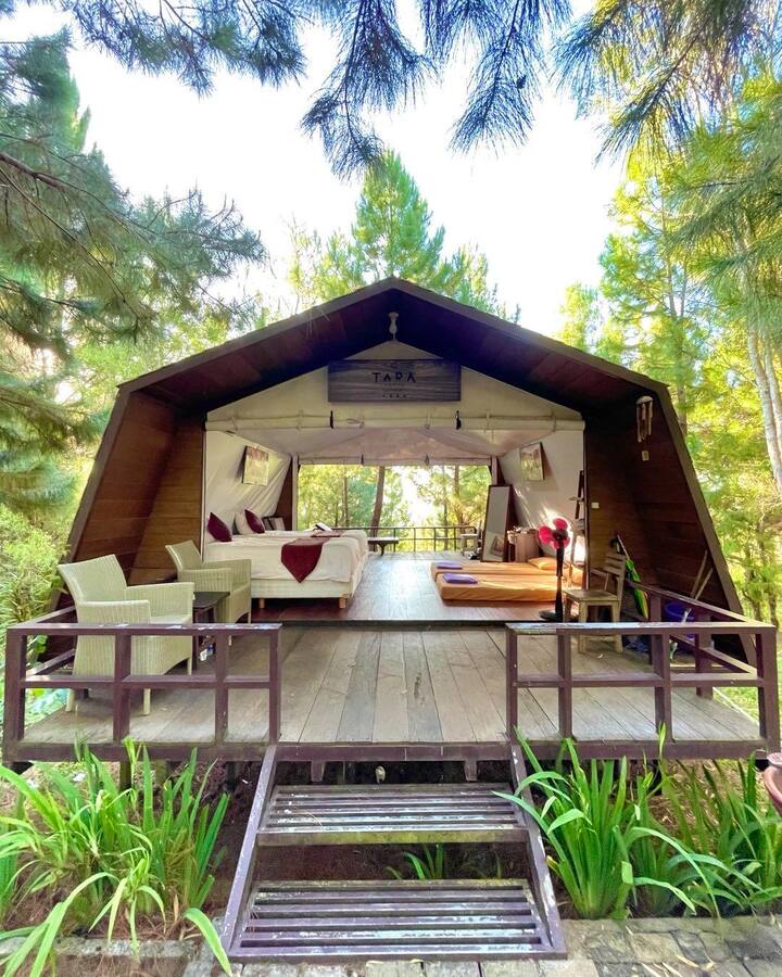 Bukit Lintang Sewu Glamping Terbaik di Jogja