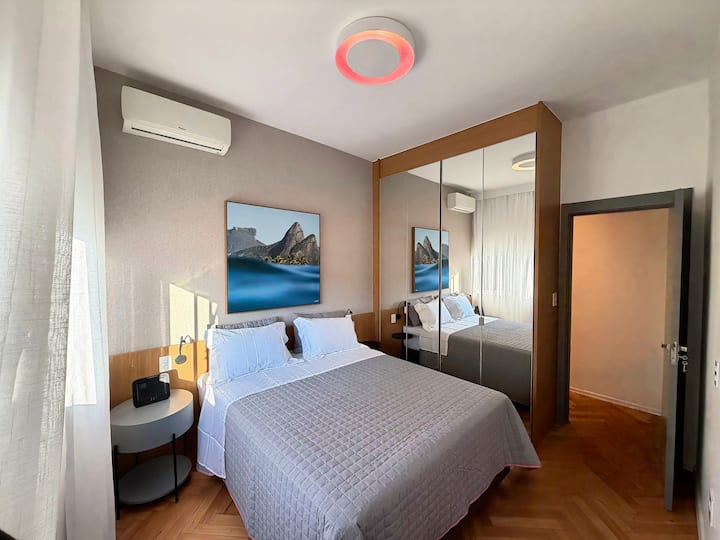 Apartamento, 2 Quartos, Próximo à Praia E Lagoa - イパネマ