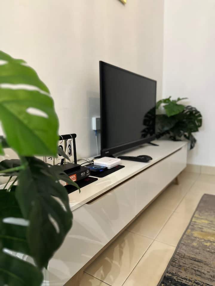 Enjoy various TB shows & Netflix. Watch over 1000+ movie & TV shows available. Wifi also provided.