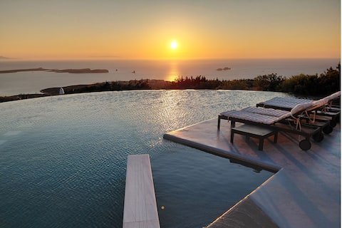 Sunset Wellnesvilla-Infinity pool - Spa - Boule