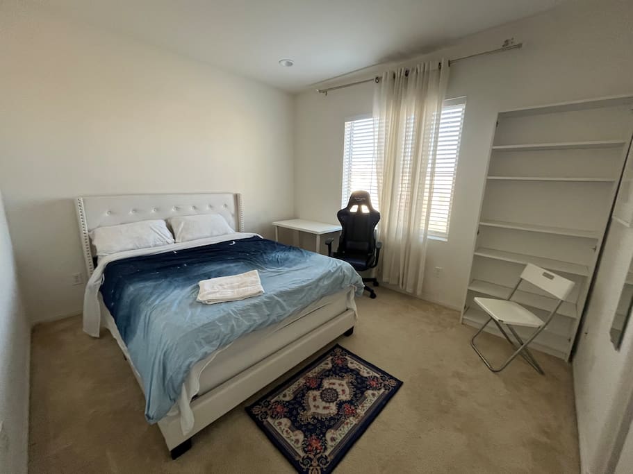 Comfortable and warm double bed