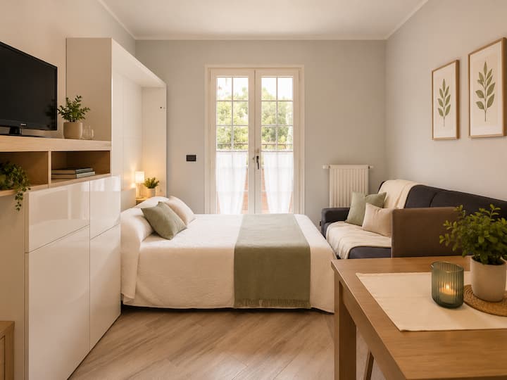 Appartement De 2 Pièces Avec Piscine,garage Et A/c - Loano