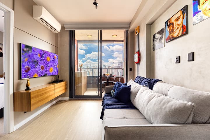 Lindo Apartamento Ar Quente/ Frio E Streaming - Liberdade