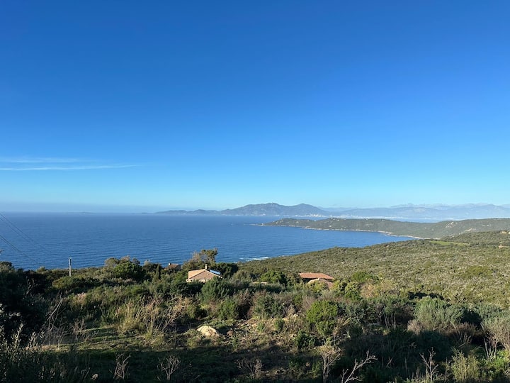 Chalet La Doulou Calme, Vue Mer Et Jardin - Korsika