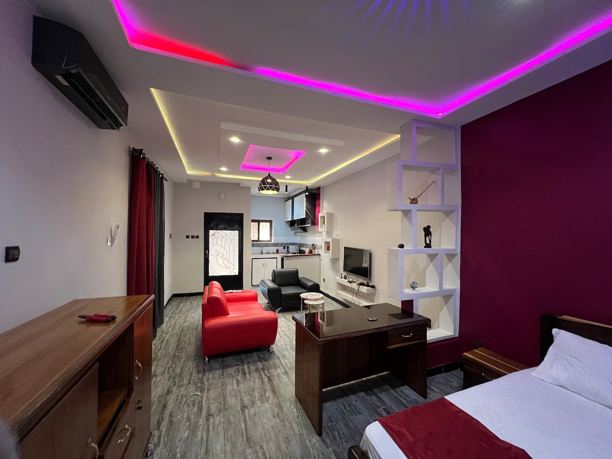 Amplio estudio de 45 m2
Con sillones cómodos 