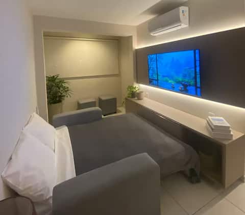 Top Airbnb: Apartment with 2 bedrooms, both with air conditioning em Campina Grande