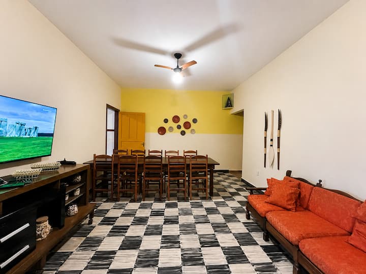 Casa P/ 17 Hóspedes | 150 M Praia | Churrasqueira - Ubatuba
