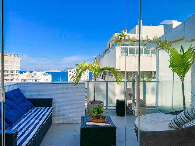 Cobertura vista mar com Piscina na Praia Ipanema gallery image 2