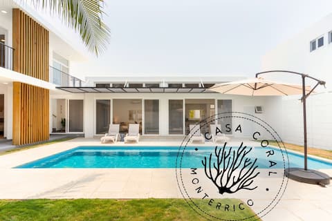 Casa Coral, Modern Beach House for 12 Guests