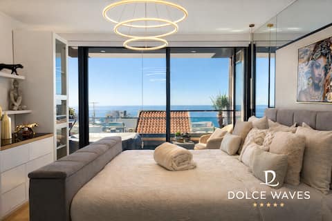 Dolce Waves: Luxury & Brunch-Jacuzzi & Design and Sea View