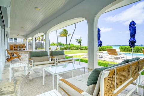 *Car Available* Beachfront Oasis + Pool