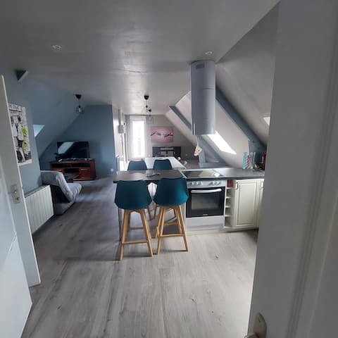 Spacious apartment 4/6 people close to shops at 1 bis