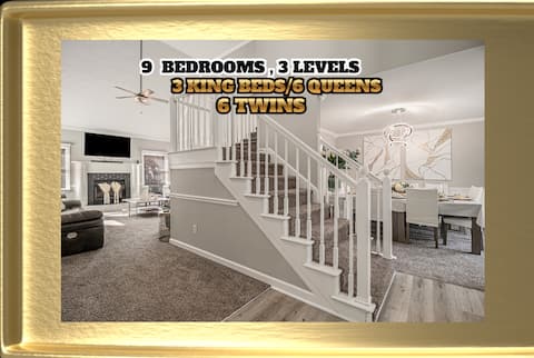 Atlanta 4500 Sq. ft. 9 Private Bedrooms 15 Beds