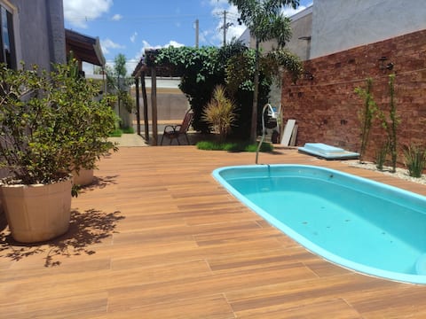 House with pool.