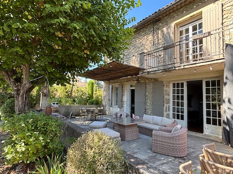 At the Mas du Tilleul