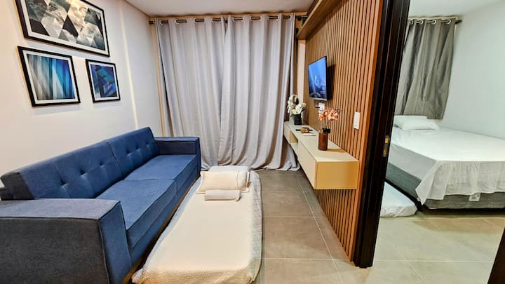 Liv813 - Queensize/academia/piscina/garagem/pet - Alagoas