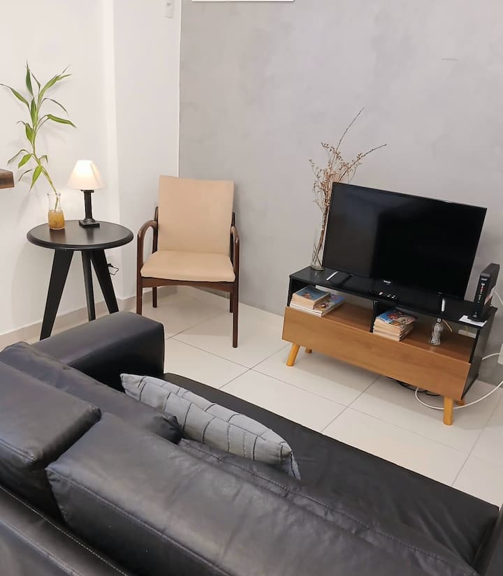 Praia&conforto, Ac, Wi-fi, Smartv, Coz. Integrada - Santos