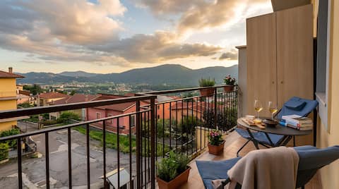 Panoramic House in Fiuggi with Garage and Wi-Fi