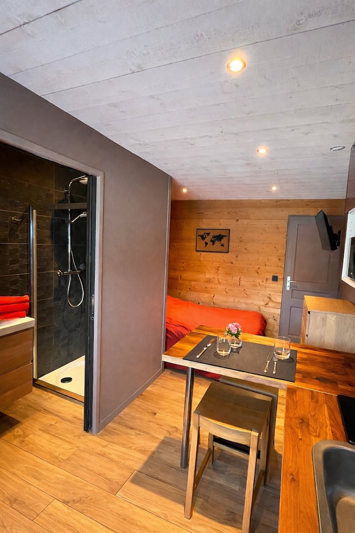 Le Cocon D'or-ange -Charmant Studio En Montagne - La Roche-sur-Foron