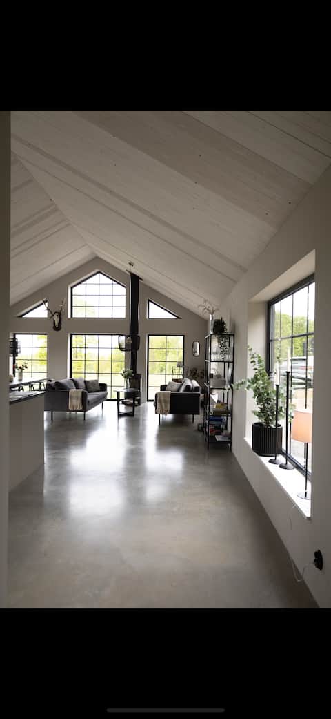 Modern house with SPA bath in a rural setting
