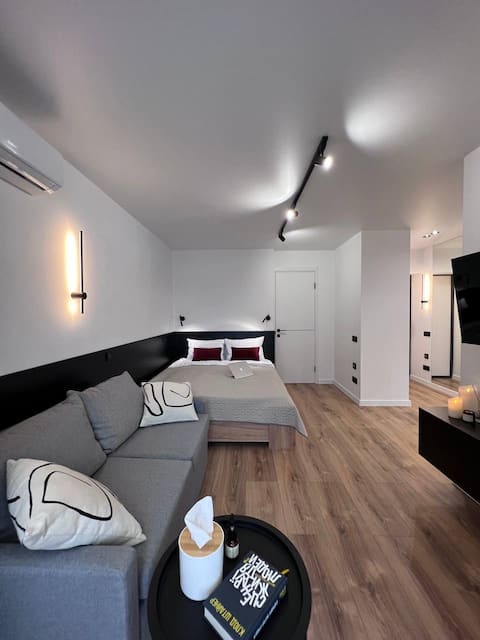 Stylish apart with park view