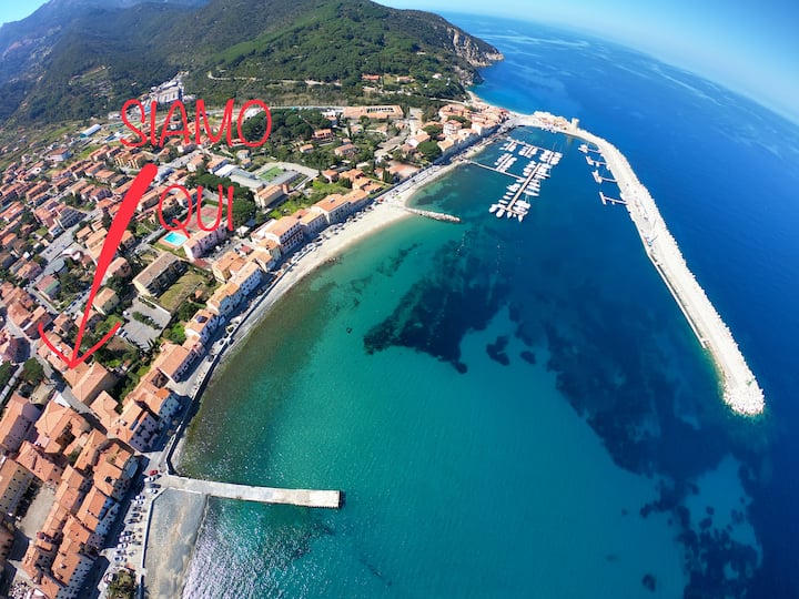 Casa Lucietta,30 Mt Dal Mare E Posto Auto Privato - Marciana Marina
