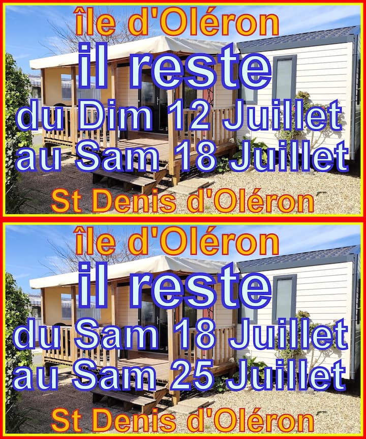Mobil-home Camping 4 éToiles En Bord De Mer - Île d'Oléron