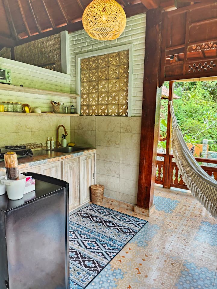 Eco Jungle Joglo With Waterfall View • Ubud - Ubud