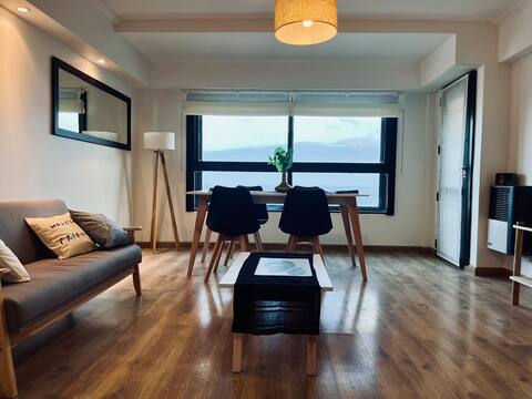Beautiful oceanfront apartment.
